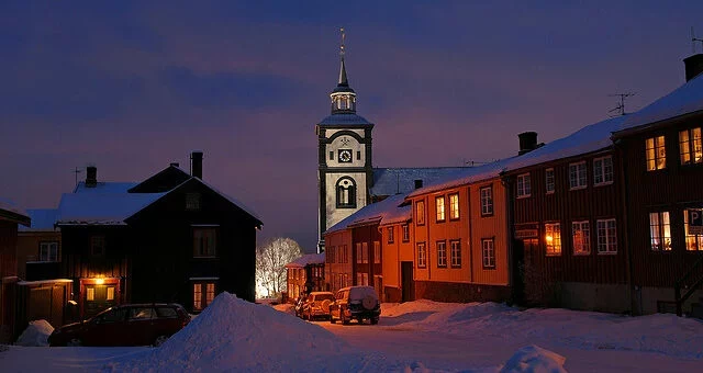 Røros kirke og Vindens Hjul