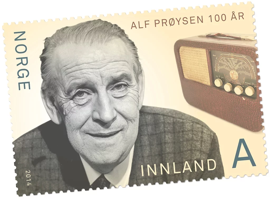 Alf Prøysen 100 år jubileumsfrimerke