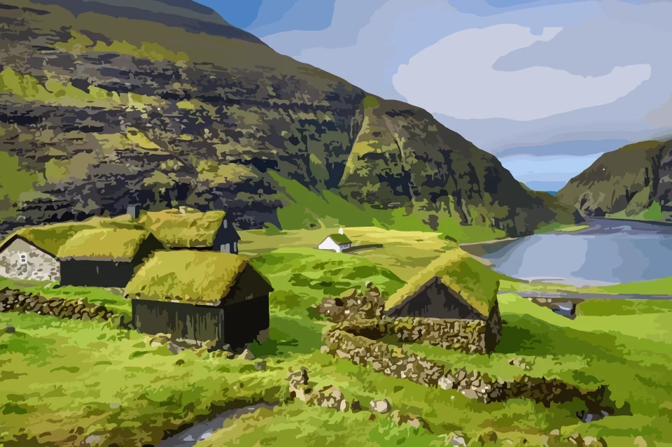 Solheimkoret fra i Vesterveg med Vindens Hjul