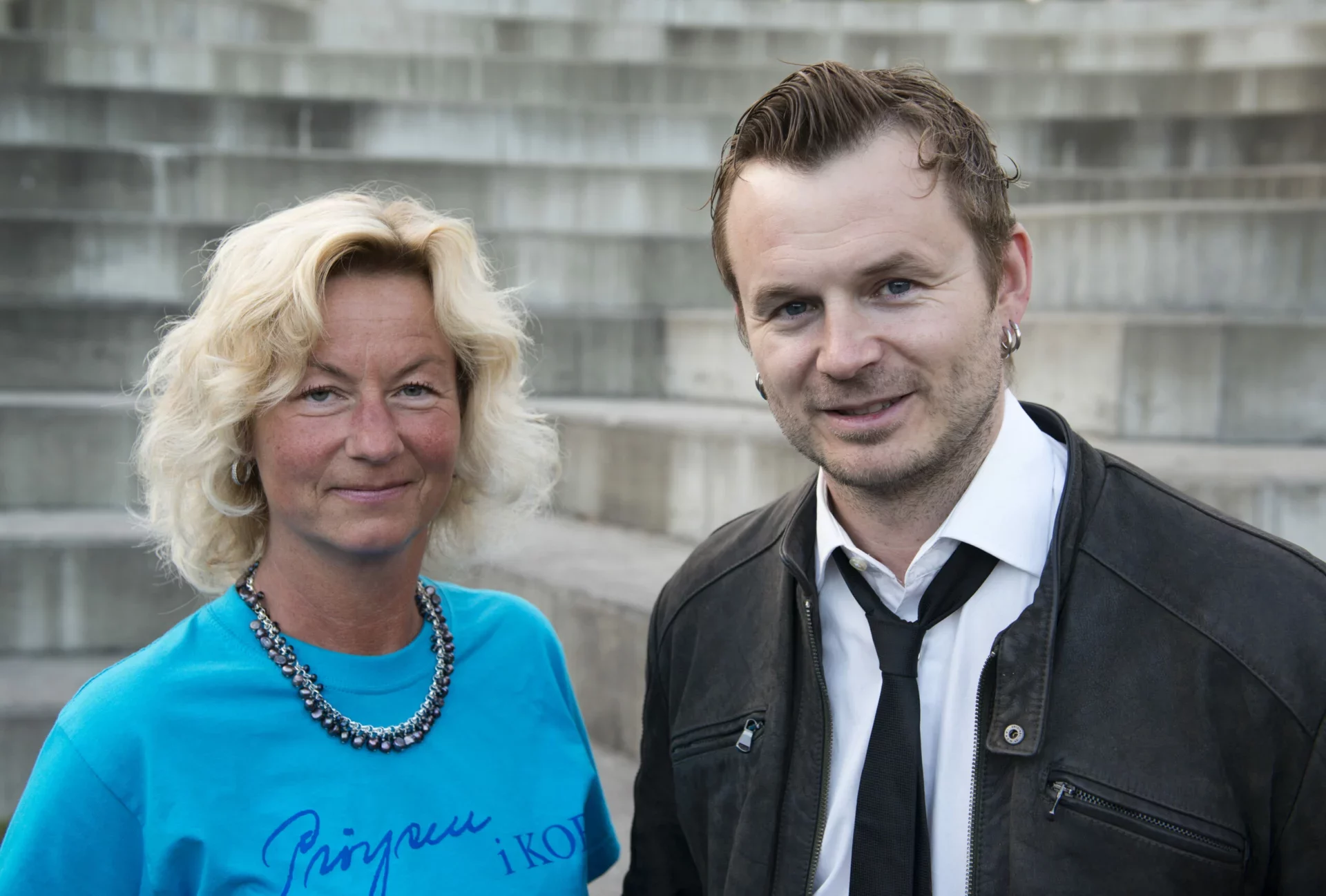 Knut Anders og Nille i 2013.