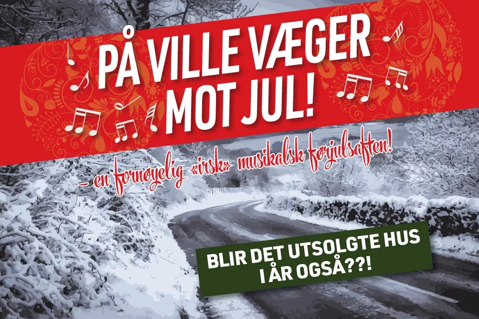 På ville væger mot jul med Solheimkoret og Eau de Vill, Høyvang 1. og 2. desember 2023.