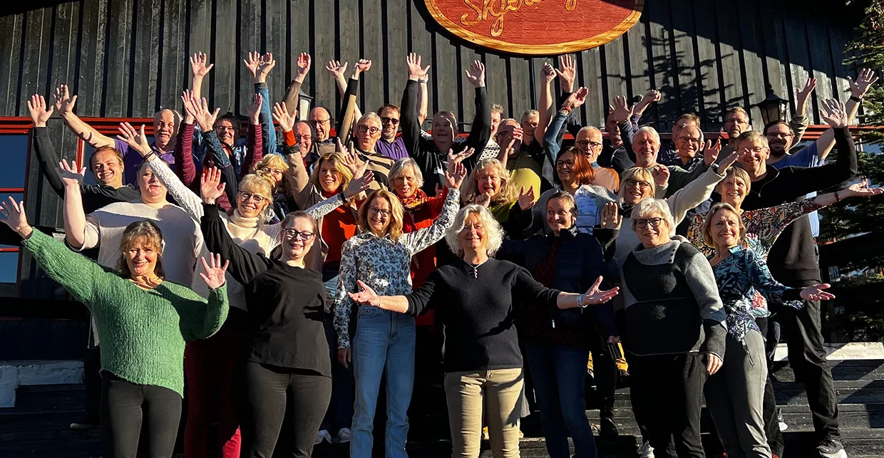 I oktober var ca 40 sangere i Solheimkoret på inspirerende og lærerikt seminar på Skjerdingen høyfjellshotell.