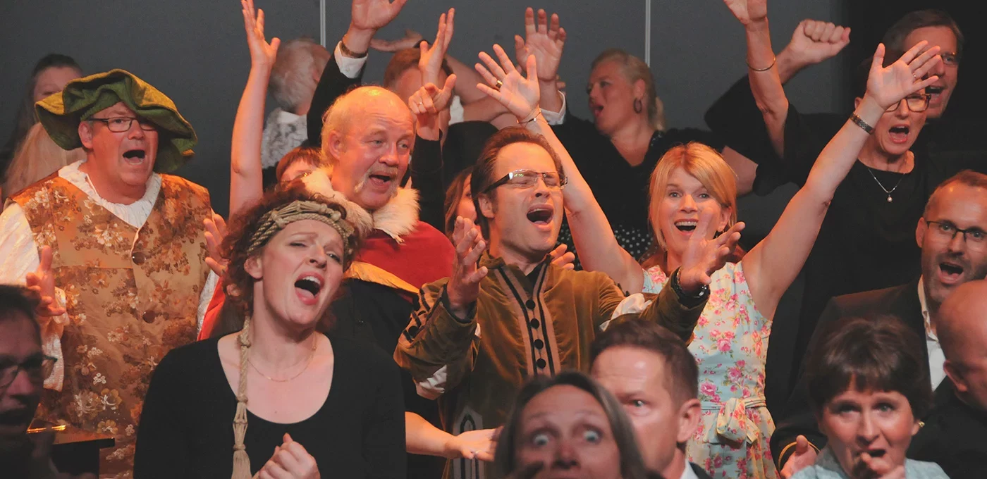 Er du mann og liker å synge? Foto: Henning Ramseth.